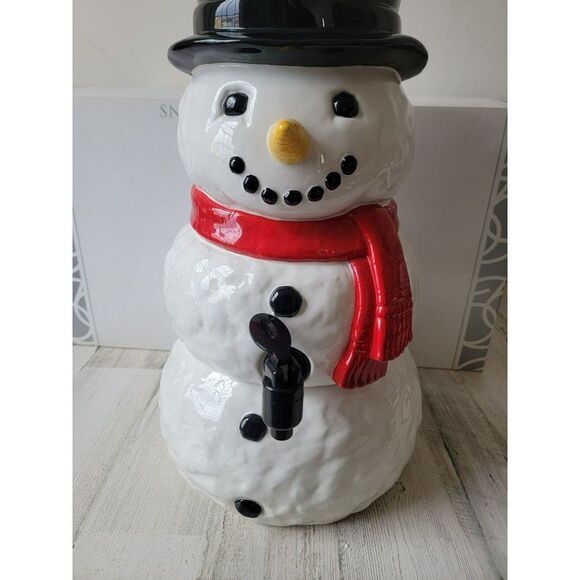 Dept 56 43217 Snowman Cider Server xmas figure - Picture 2 of 12